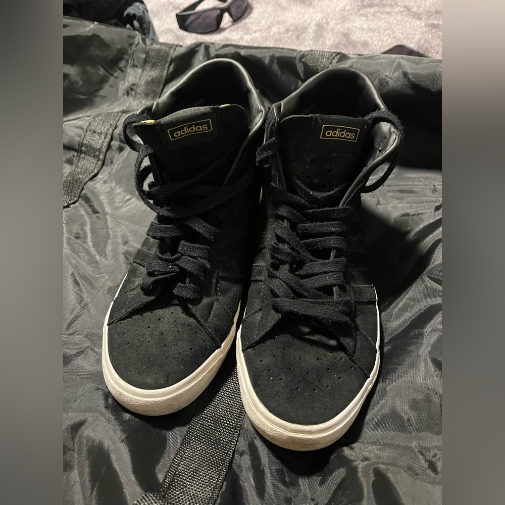 Adidas Basket Profi Black And Gold Men's Sneakers View 2
